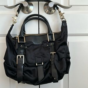 Botkier black nylon & leather Sasha pocketbook